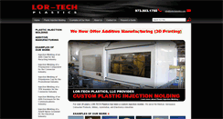 Desktop Screenshot of lortechplastics.com